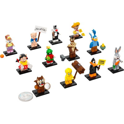 LEGO® Minifigures série Looney Tunes (Série complète de 12 ensembles complets de figurines) 2021